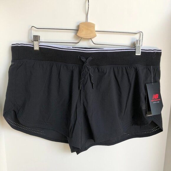 New Balance Archive Run Shorts Black Size XL - Picture 1 of 7